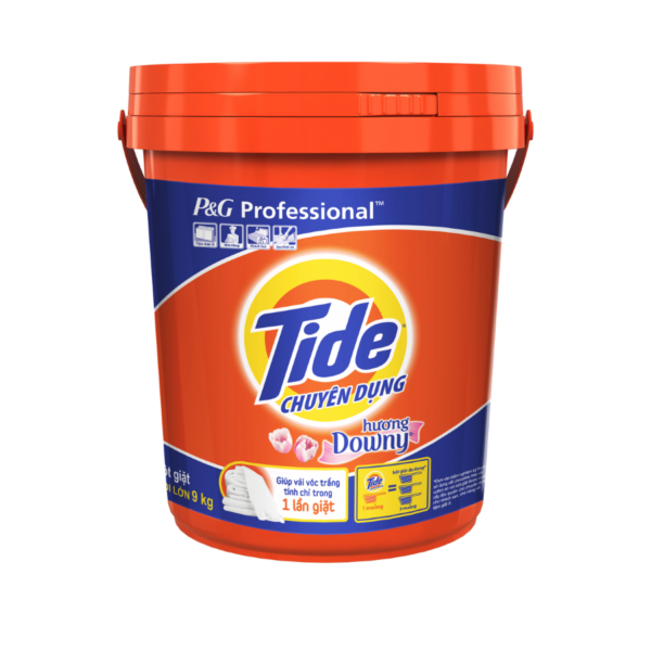 Tide With Downy Powder Bucket 9kg