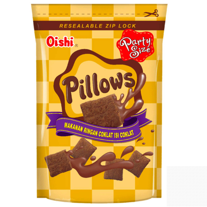 Oishi Pillows Chocolate Flavor 45g X 100 Bags Vietnam FMCG GOODS Wholesaler