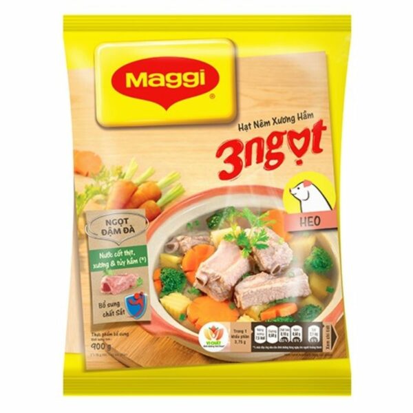Maggi Seasoning Pork 3 Sweet 900G x 12 Bags