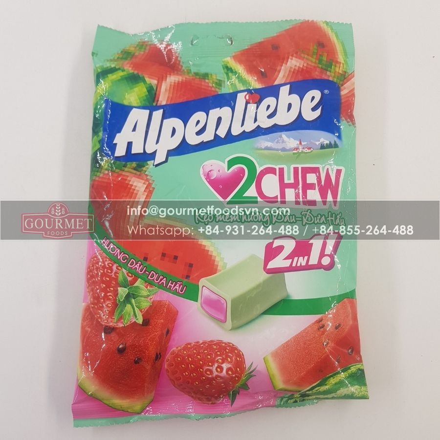 Alpengummi Strawberry Basil Chewing Gum, 12 g - 42things Online Shop