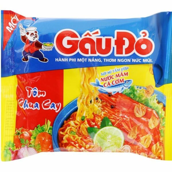 Gau Do Hot & Spicy Sour Shrimp 63g x 100 Bags (Halal)