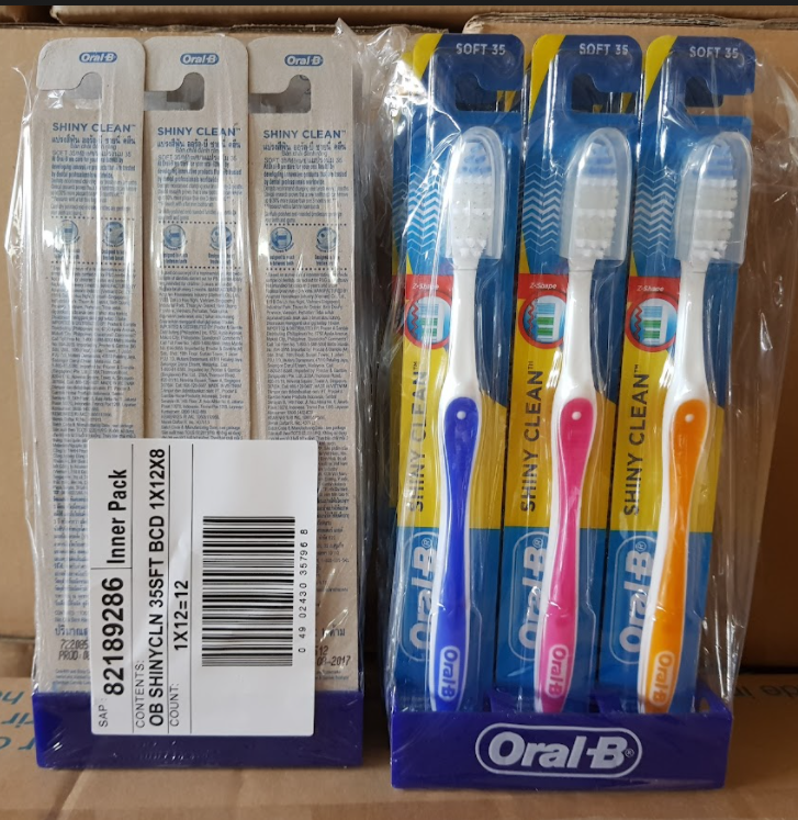OralB Toothbrush Shiny Clean 1x12x8 (Tray) • Vietnam FMCG GOODS Wholesaler