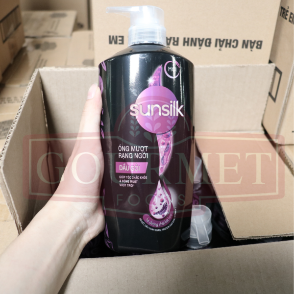 Sunsilk Shampoo Black Shine 650ML x 8 Bottle