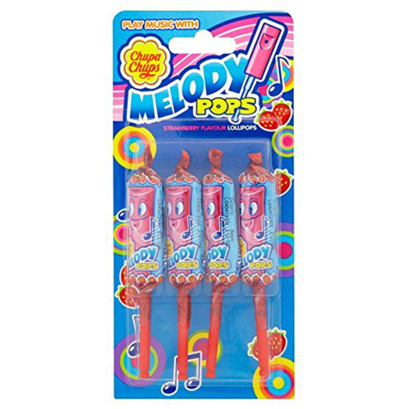 Chupa Chups Melody Lollipops Strawberry 15g X 6 Boxes