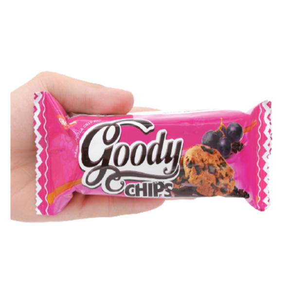 Goody Grape Chocolate Chip Cookies Bag 80G -1