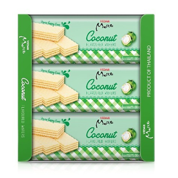 More Vedan Coconut wafer biscuits