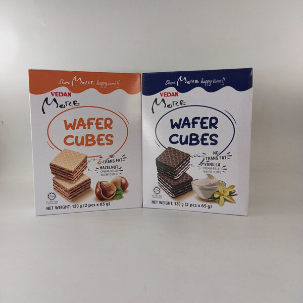 More vedan hazelnut wafer cubes 1