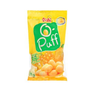 Oishi Puff Mango Filled Marshmallows Candy 84G