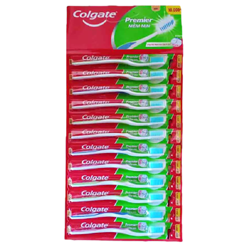 Colgate Toothbrush Premier Soft 12 Pieces • Vietnam FMCG GOODS Wholesaler