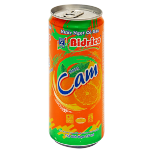 Bidrico Soft Drink Orange 330ml x 24 cans