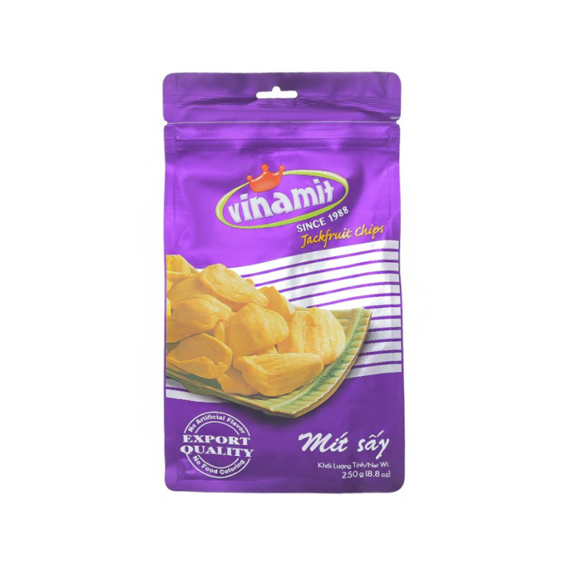 Vacuum Fried Vinamit Jackfruit Chips 250g X 20 Bags