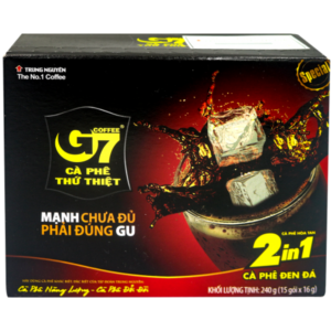G7 2in1 Iced Black Coffee 16g x 15 Sachets x 24 Boxes