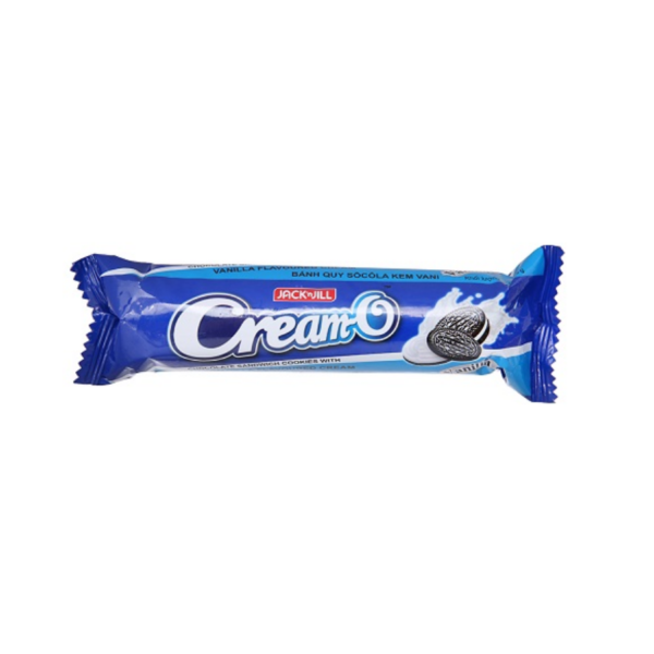 Cream-O Chocolate Sandwich Cookies Vanilla Cream 93g x 24 Bags