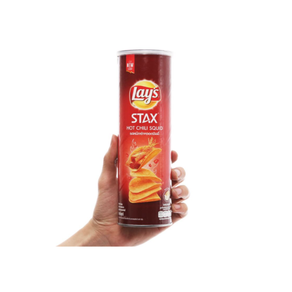 Lay's Stax Chips Hot Chili Squid Potato 105g x 16 Cans