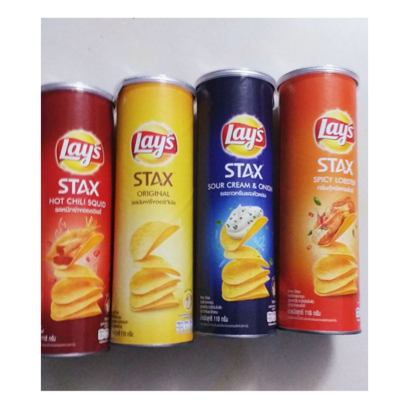 Lay's Stax Spicy Lobster Potato Chips 105g