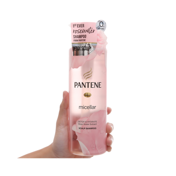 Pantene Micellar Detox & Moisturize Rose Water Extract Light 530ml x 12 Bottles (1)