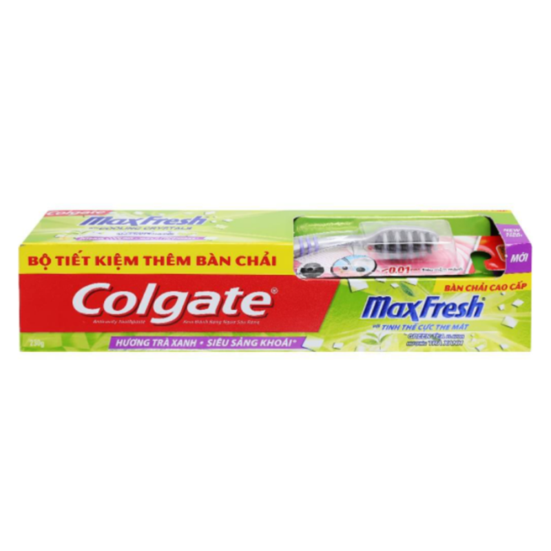 Colgate Max Fresh Green Tea Toothpaste 230g X 36 Tubes • Vietnam FMCG ...