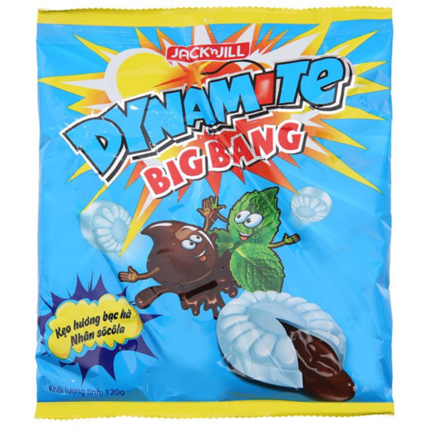 Dynamite Big Bang Mint Chocolate Filling 120g x 36 Bags