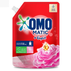OMO Matic Comfort Rose Top Load Detergent Liquid 2kg x 4 Bags