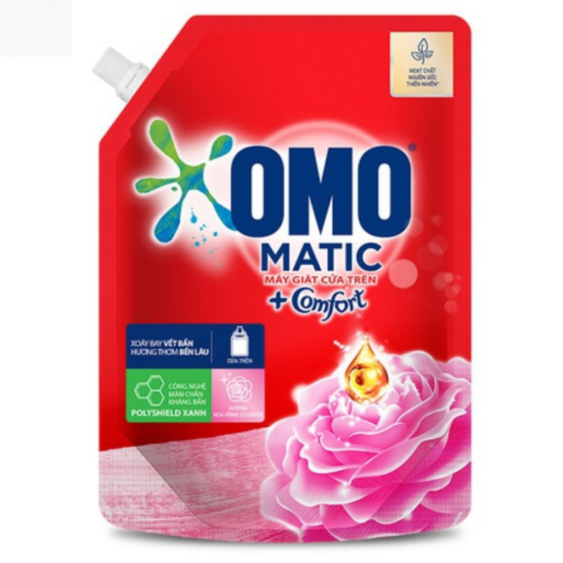 OMO Matic Comfort Rose Top Load Detergent Liquid 2kg X 4 Bags • Vietnam ...