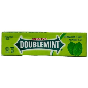 Wrigley's Doublemint Chewing Gum (13.5G x 5 Sticks x 20 Bars) x 60 Boxes
