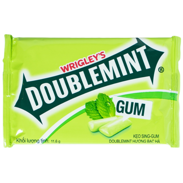 Doublemint Wrigley's Peppermint Gum 139.2g x 50 Boxes