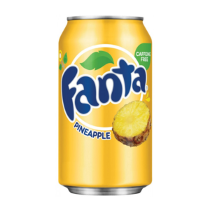 Fanta Pineapple 355ml, fanta pineapple soda, fanta pineapple can, fanta pineapple drink