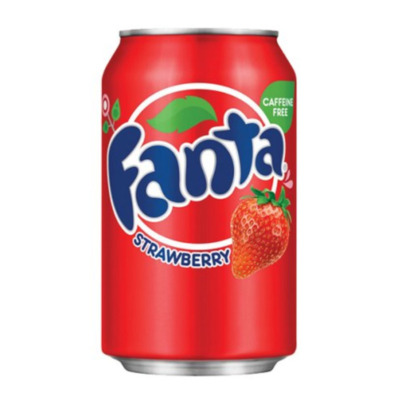Fanta Strawberry 355ml, Fanta Strawberry, fanta strawberry soda, fanta strawberry can