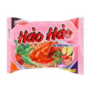 Hao Hao Noodle Hot Sour Shrimp 75g x 30 Bags (Halal) (2)