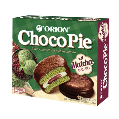 Orion Choco Pie Matcha 30g x 12 Pcs x 8 Boxes