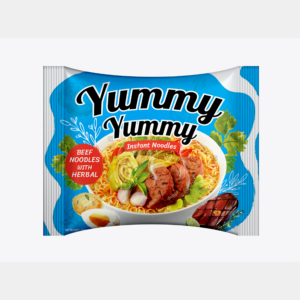 Yummy Yummy Instant Noodle Beef Flavor 85g x 30 Bags