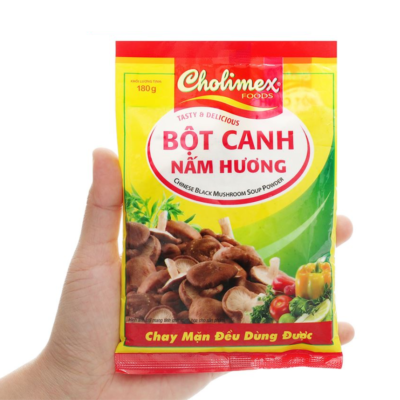 Cholimex Chinese Black Mushroom Soup Powder 180g x 50 Bags (1)