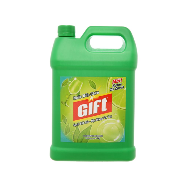 Gift Dishwashing Lemon Tea 3.8Kg x 3 Bottle