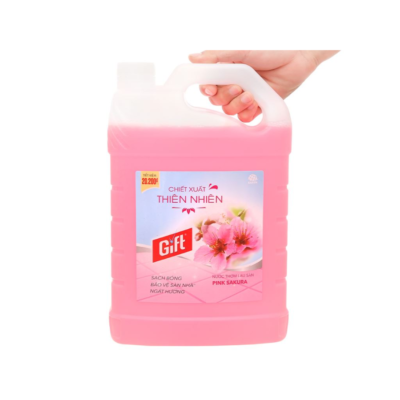 Gift Floor Cleaner Pink Sakura 3.8Kg x 3 Bottles