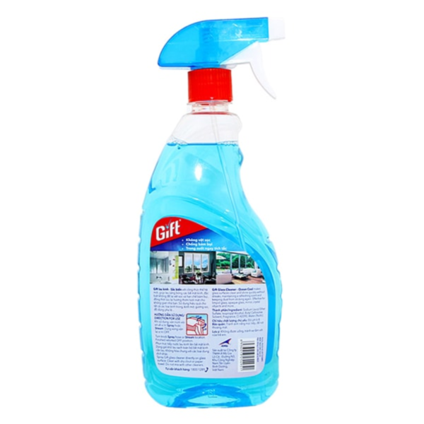 Gift Glass Cleaner Spray Ocean 800ml x 18 Bottle