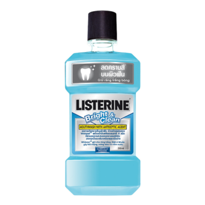 Listerine Bright & Clean Mouthwash 250ml x 24 Bottles