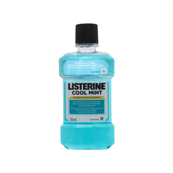 Listerine Fresh Mint Mouthwash 250ml x 24 bottle