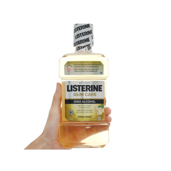 Listerine Ginger Mouthwash 750ml x 12 bottles