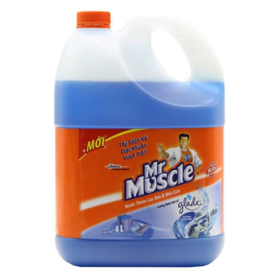 Mr Muscle Floor Cleaner Cool Air 4L x 3 Bottle