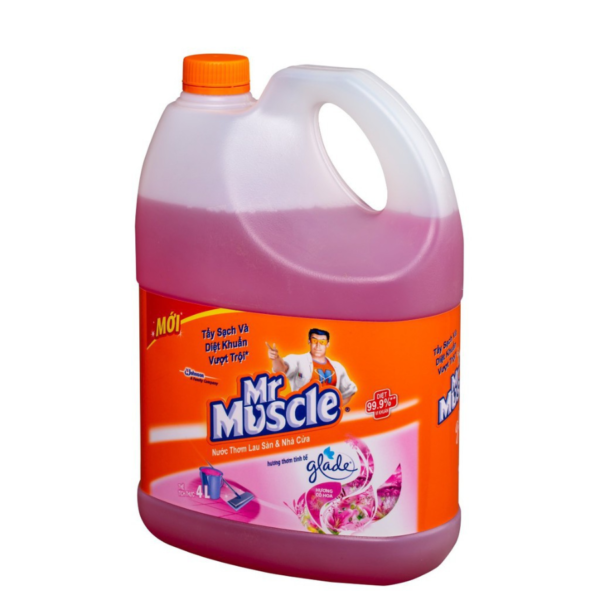 Mr Muscle Floor Cleaner Floral Perfection 4L x 3 Bottle
