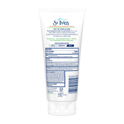 St. Ives Acne Control Apricot Face Scrub 170g x 6 Tube