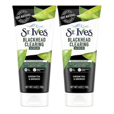 St. Ives Blackhead Clearing Green Tea Face Scrub 170g x 6 Tube