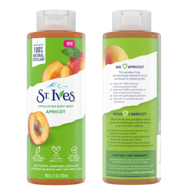 St. Ives Exfoliating Apricot 473ml x 4 Bottles