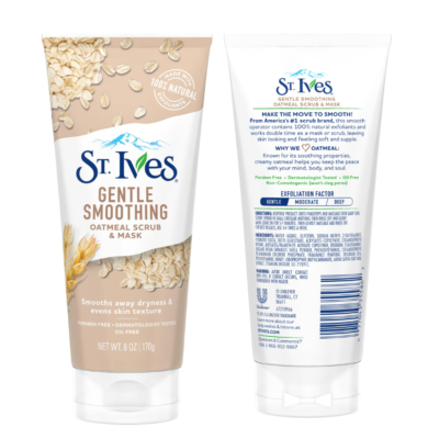 St. Ives Gentle Smoothing Oatmeal Scrub & Mask 170g x 6 Tube