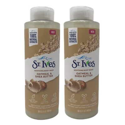St. Ives Soothing Oatmeal & Shea Butter 473ml x 4 Bottles