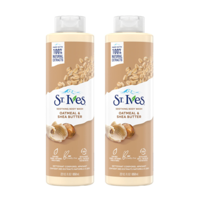 St. Ives Soothing Oatmeal & Shea Butter 650ml x 4 Bottles