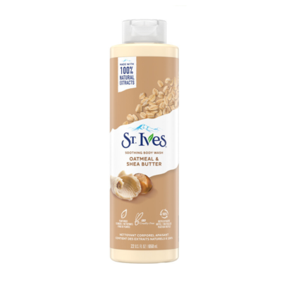 St. Ives Soothing Oatmeal & Shea Butter 650ml x 4 Bottles
