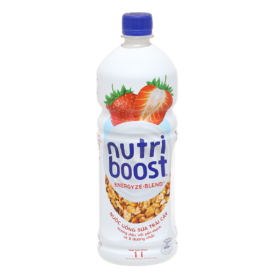 Nutriboost Strawberry Milk Juice 1l x 12 Bottles