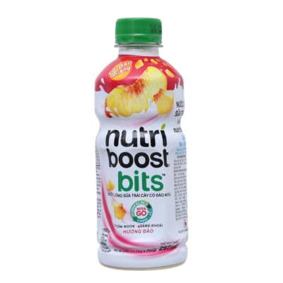 Nutriboost Peach Milk Juice 297ml x 24 Bottles