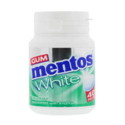 Mentos White Mint Gum 60g